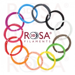 Rosa 3D PEN PACK PLA 12 basic colours x 10m
