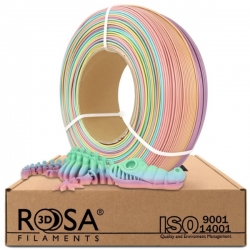 Rosa 3D ReFill PLA Rainbow Pastel 1,75mm